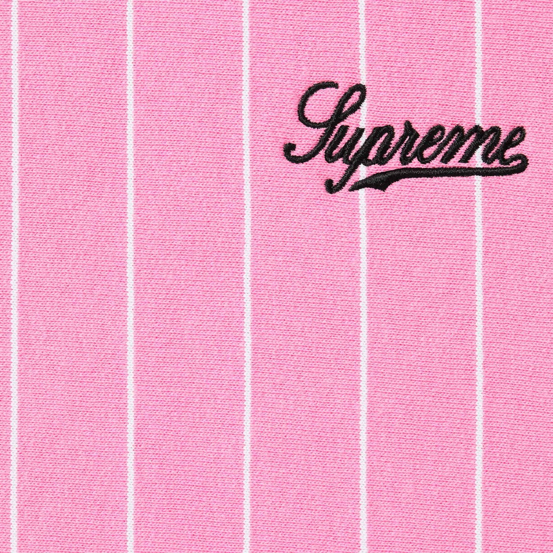 Details on Pinstripe Crewneck Pink from spring summer
                                                    2024 (Price is $148)