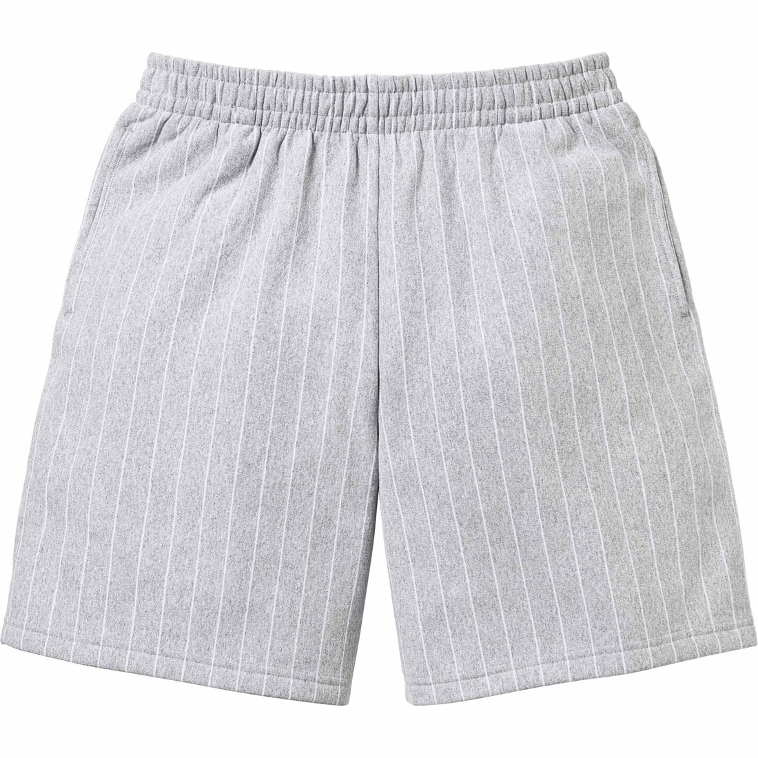 Details on Pinstripe Sweatshort Heather Grey from spring summer
                                                    2024 (Price is $118)