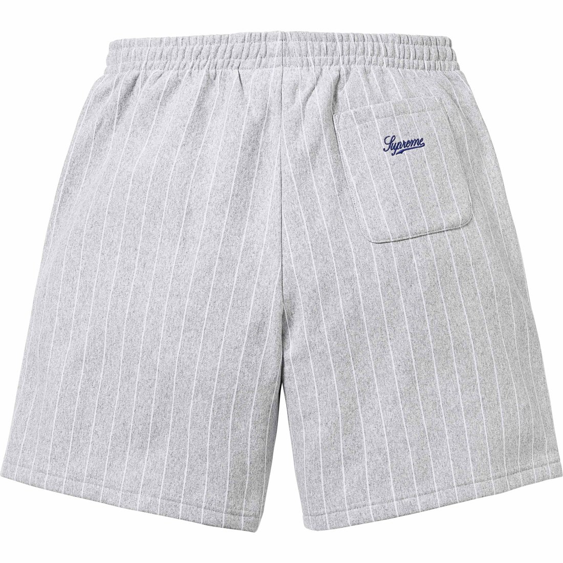 Details on Pinstripe Sweatshort Heather Grey from spring summer
                                                    2024 (Price is $118)