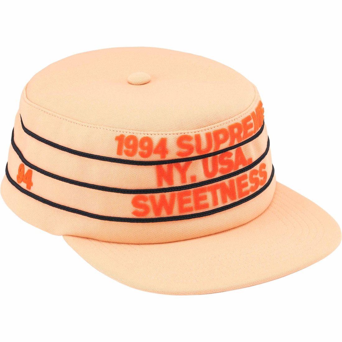 Details on Pro Bowl Pillbox Hat Light Gold from spring summer
                                                    2024 (Price is $54)