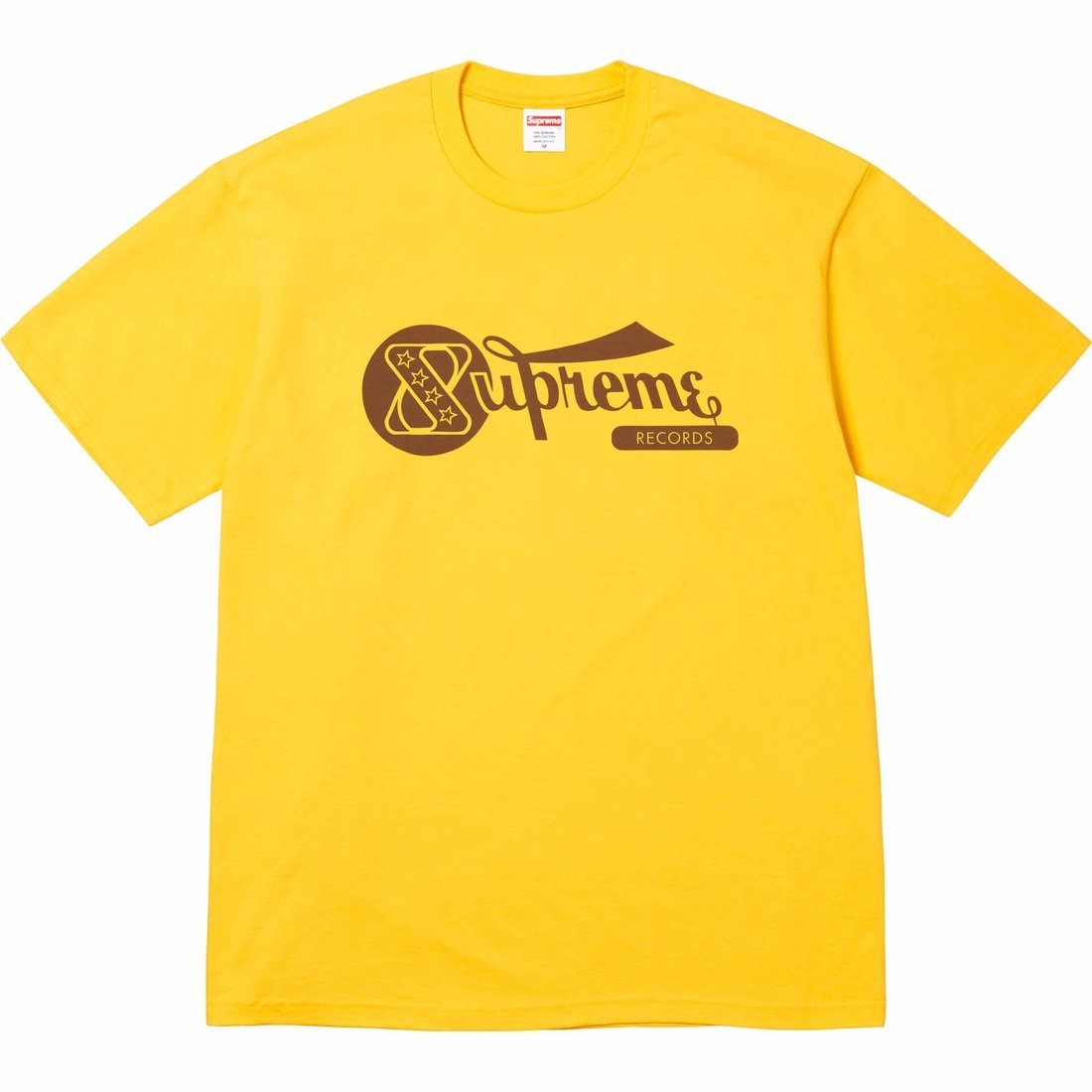 Details on Records Tee Yellow from spring summer
                                                    2024 (Price is $40)