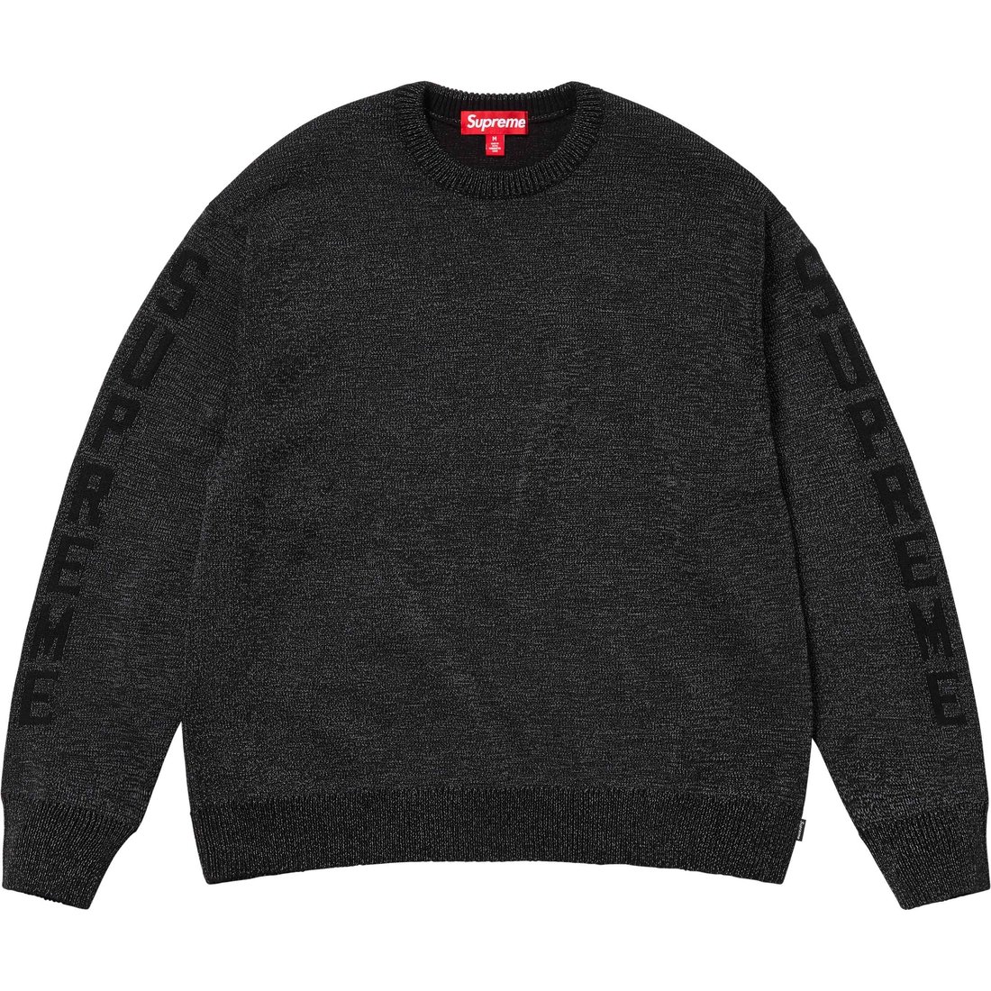 Details on Reflective Sweater Black from spring summer
                                                    2024 (Price is $148)