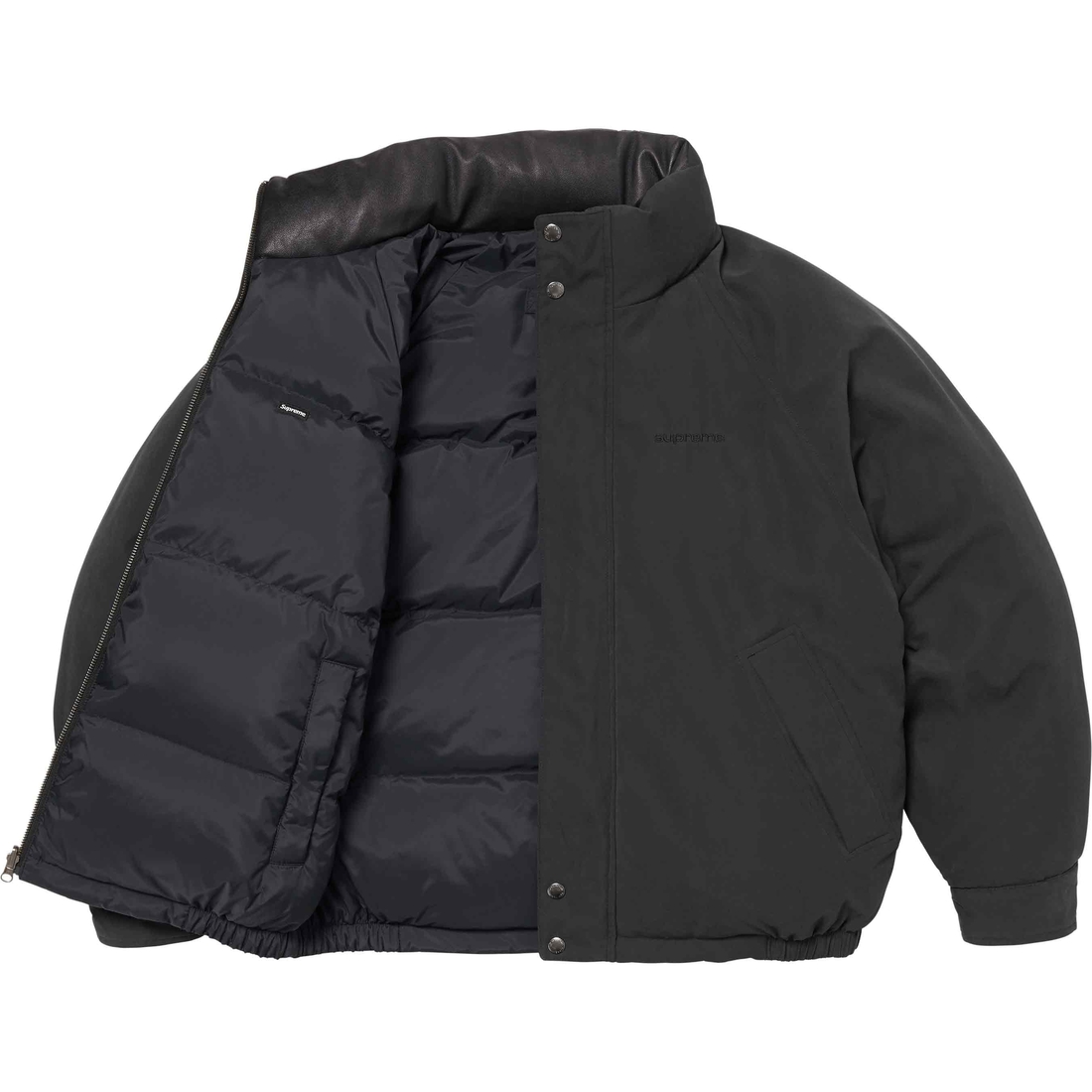 Details on Reversible Down Puffer Jacket Black from spring summer
                                                    2024 (Price is $338)