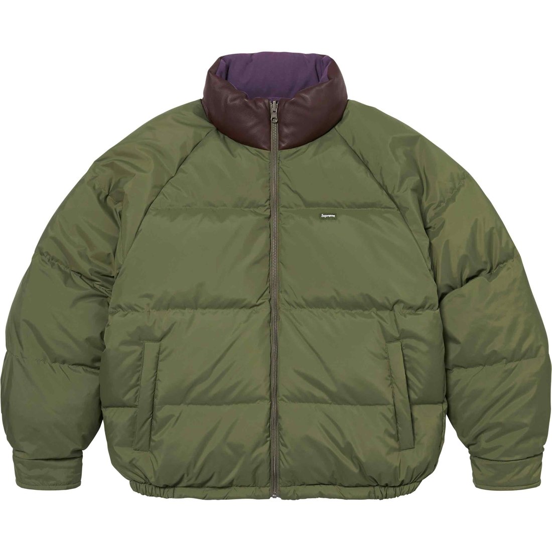 Details on Reversible Down Puffer Jacket Purple from spring summer
                                                    2024 (Price is $338)