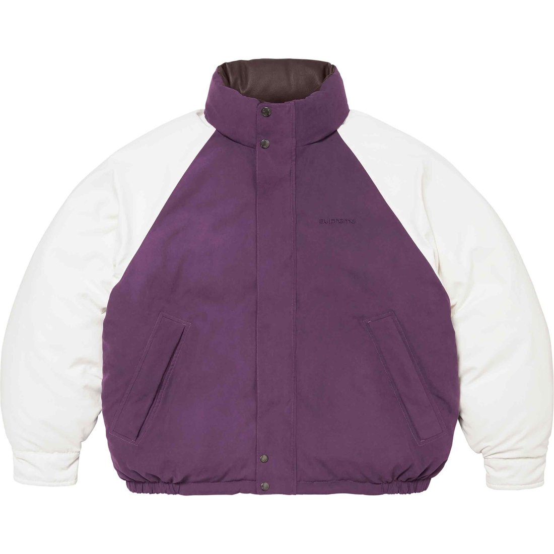 Details on Reversible Down Puffer Jacket Purple from spring summer
                                                    2024 (Price is $338)