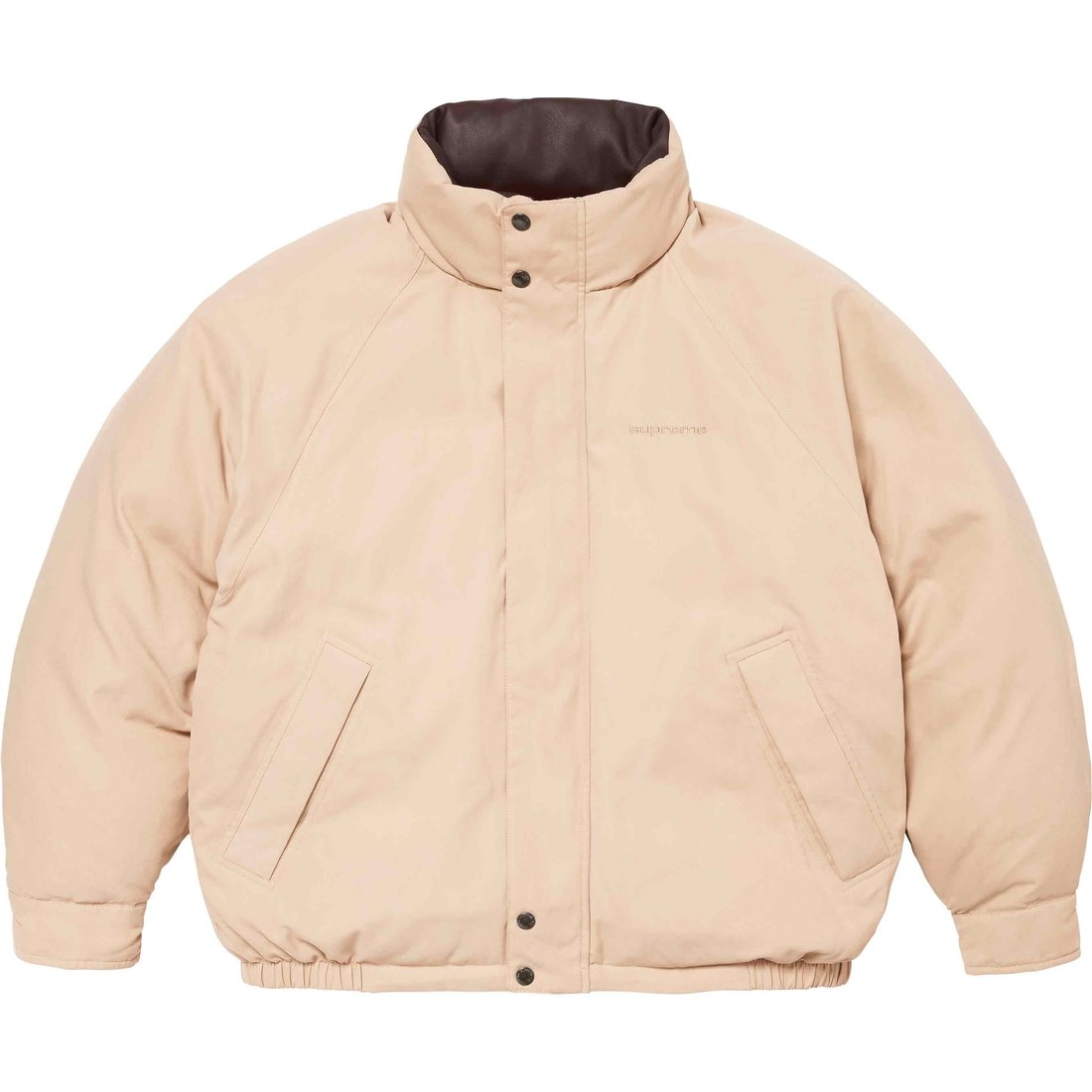 Details on Reversible Down Puffer Jacket Tan from spring summer
                                                    2024 (Price is $338)