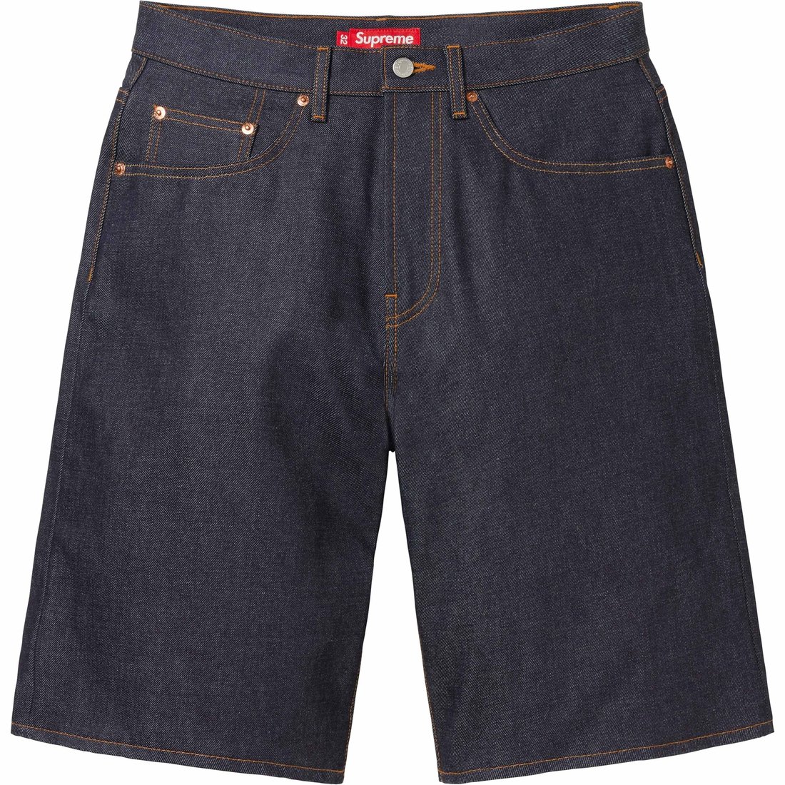 Details on Rigid Baggy Selvedge Denim Short Rigid Indigo from spring summer
                                                    2024 (Price is $168)