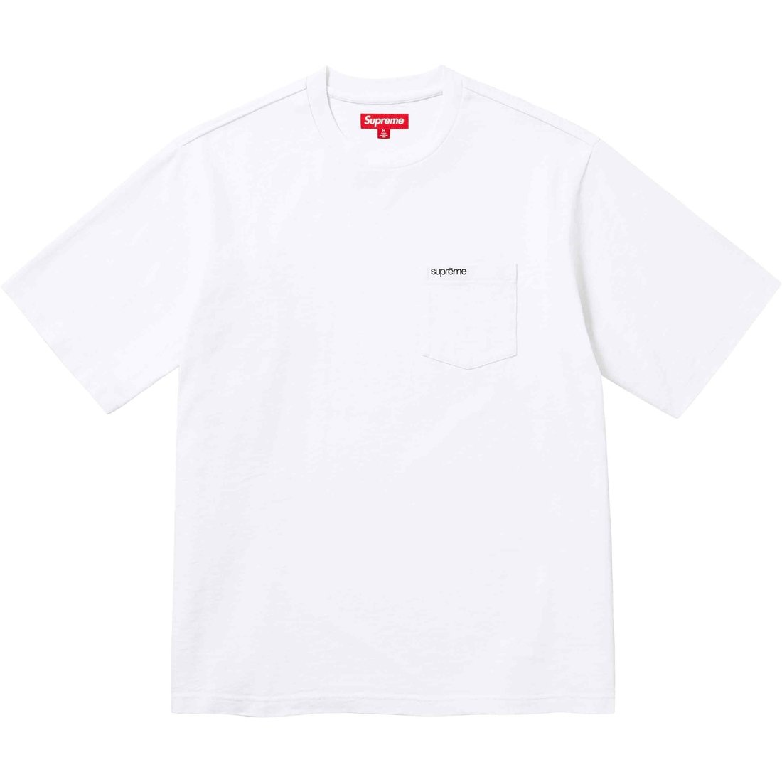 Details on S S Pocket Tee White from spring summer
                                                    2024 (Price is $60)
