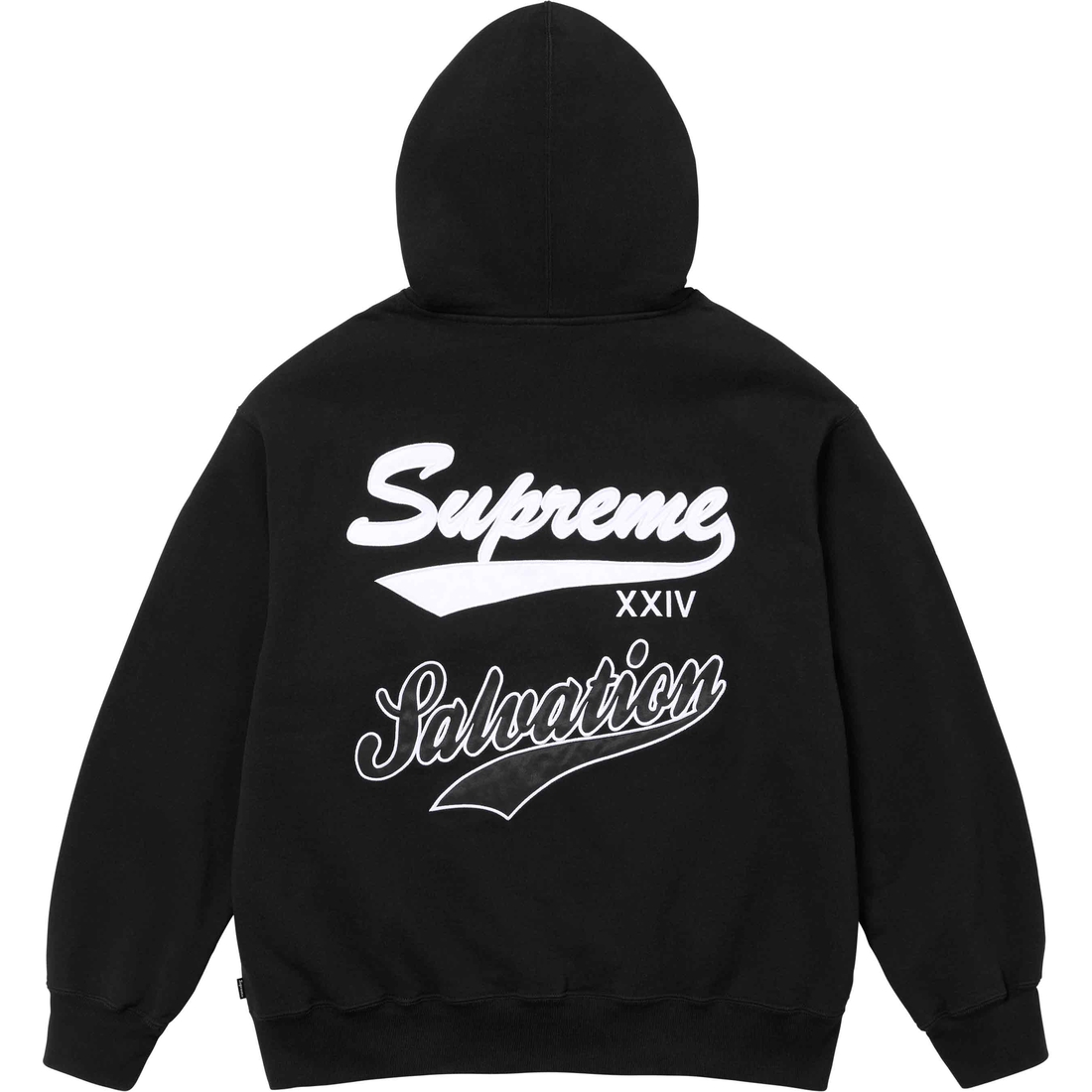 Details on Salvation Zip Up Hooded Sweatshirt Black from spring summer
                                                    2024 (Price is $178)