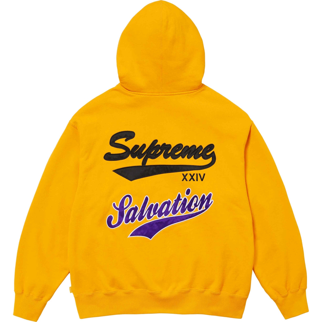 Details on Salvation Zip Up Hooded Sweatshirt Gold from spring summer
                                                    2024 (Price is $178)