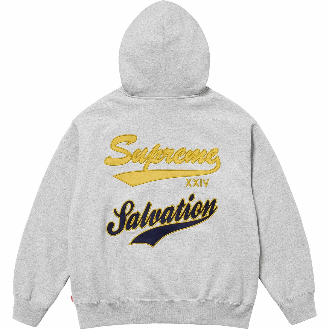 Details on Salvation Zip Up Hooded Sweatshirt Heather Grey from spring summer
                                                    2024 (Price is $178)