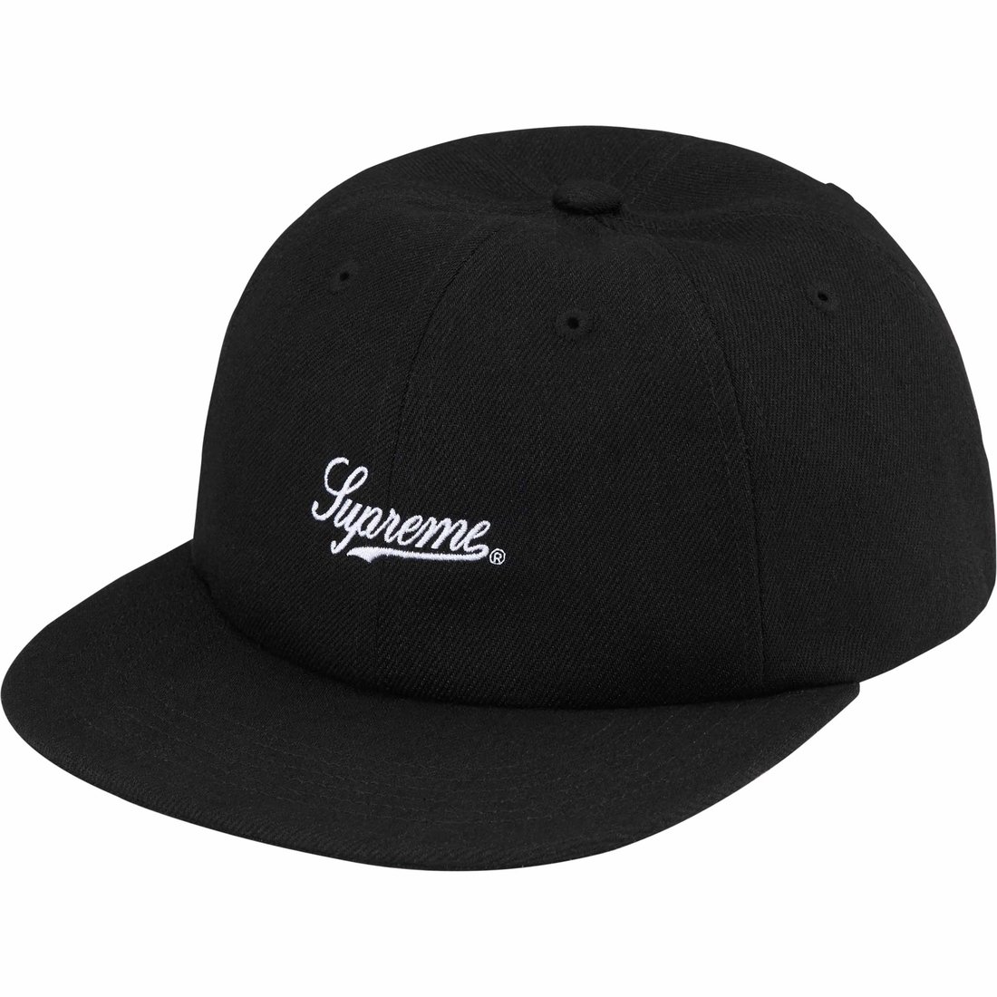 Details on Script Logo 6-Panel Black from spring summer
                                                    2024 (Price is $48)
