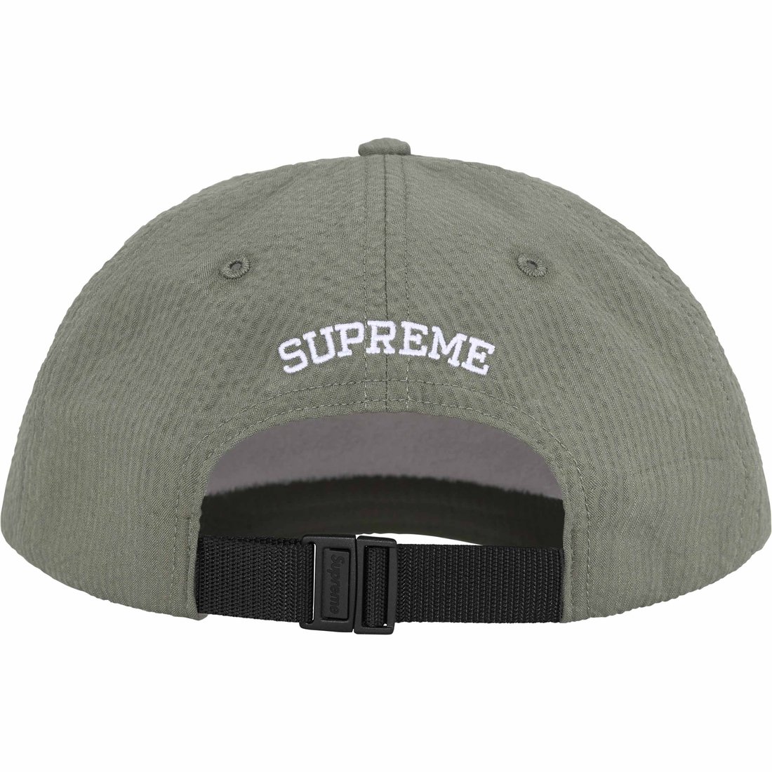 Details on Seersucker S Logo 6-Panel Green from spring summer
                                                    2024 (Price is $54)