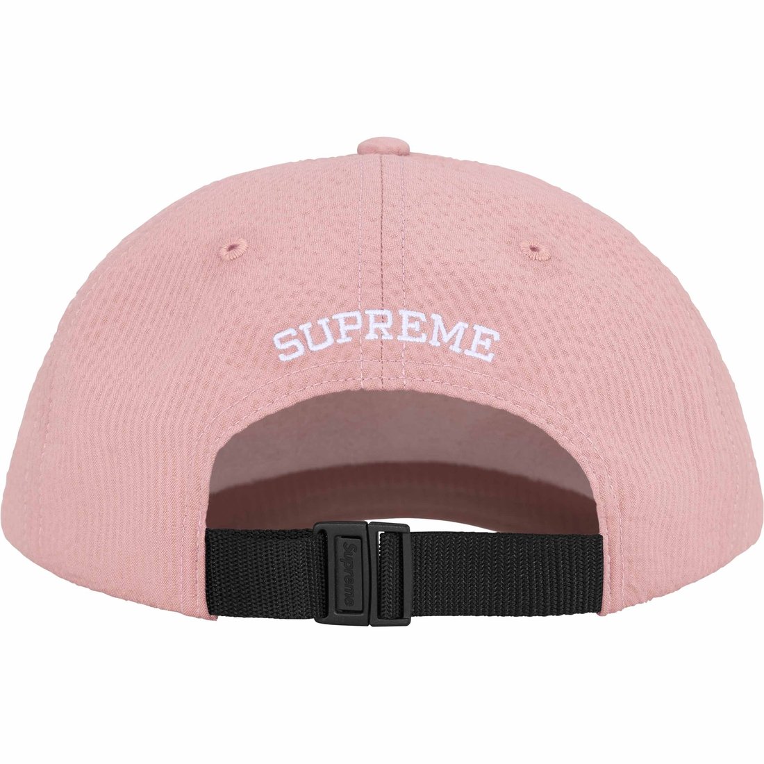 Details on Seersucker S Logo 6-Panel Pink from spring summer
                                                    2024 (Price is $54)