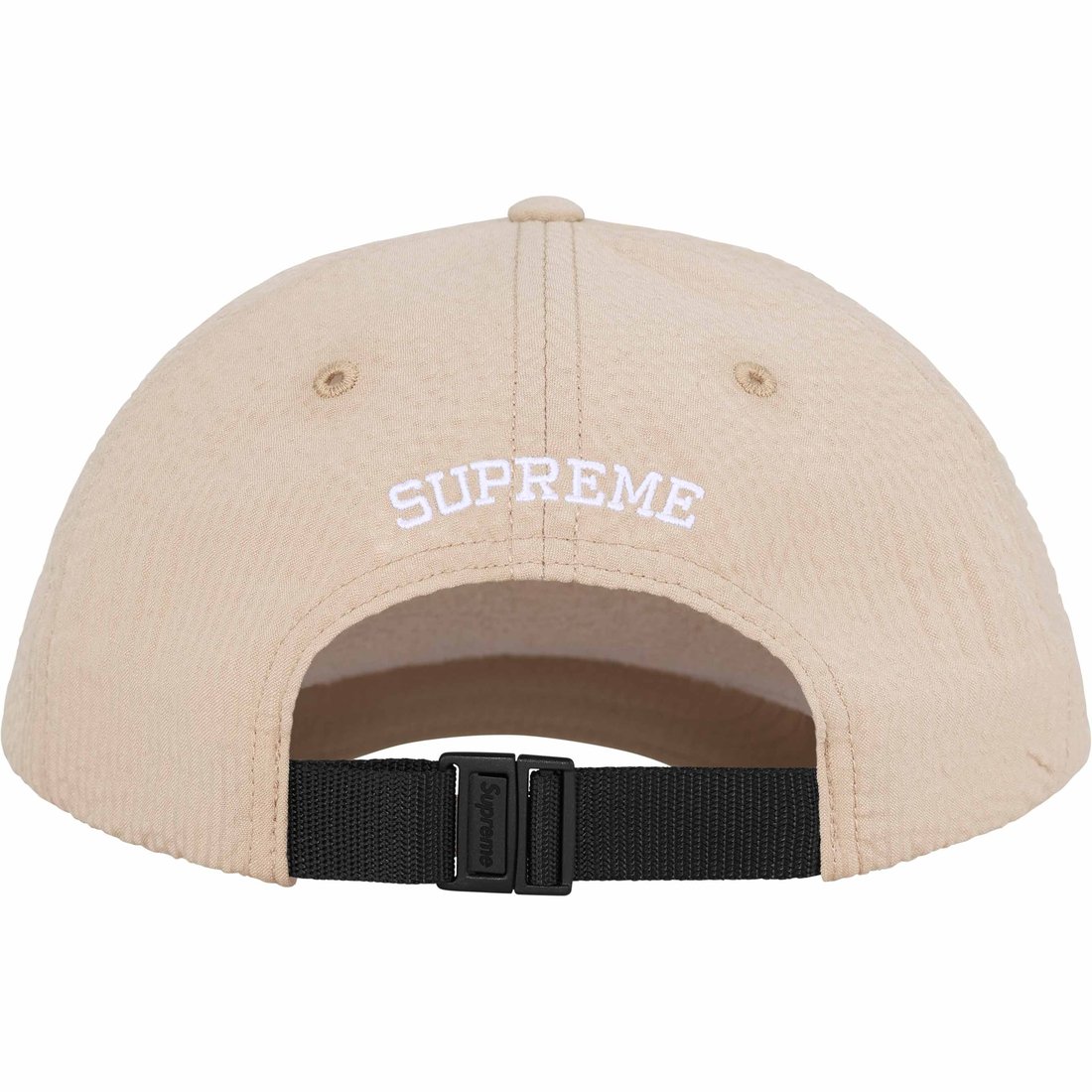 Details on Seersucker S Logo 6-Panel Tan from spring summer
                                                    2024 (Price is $54)