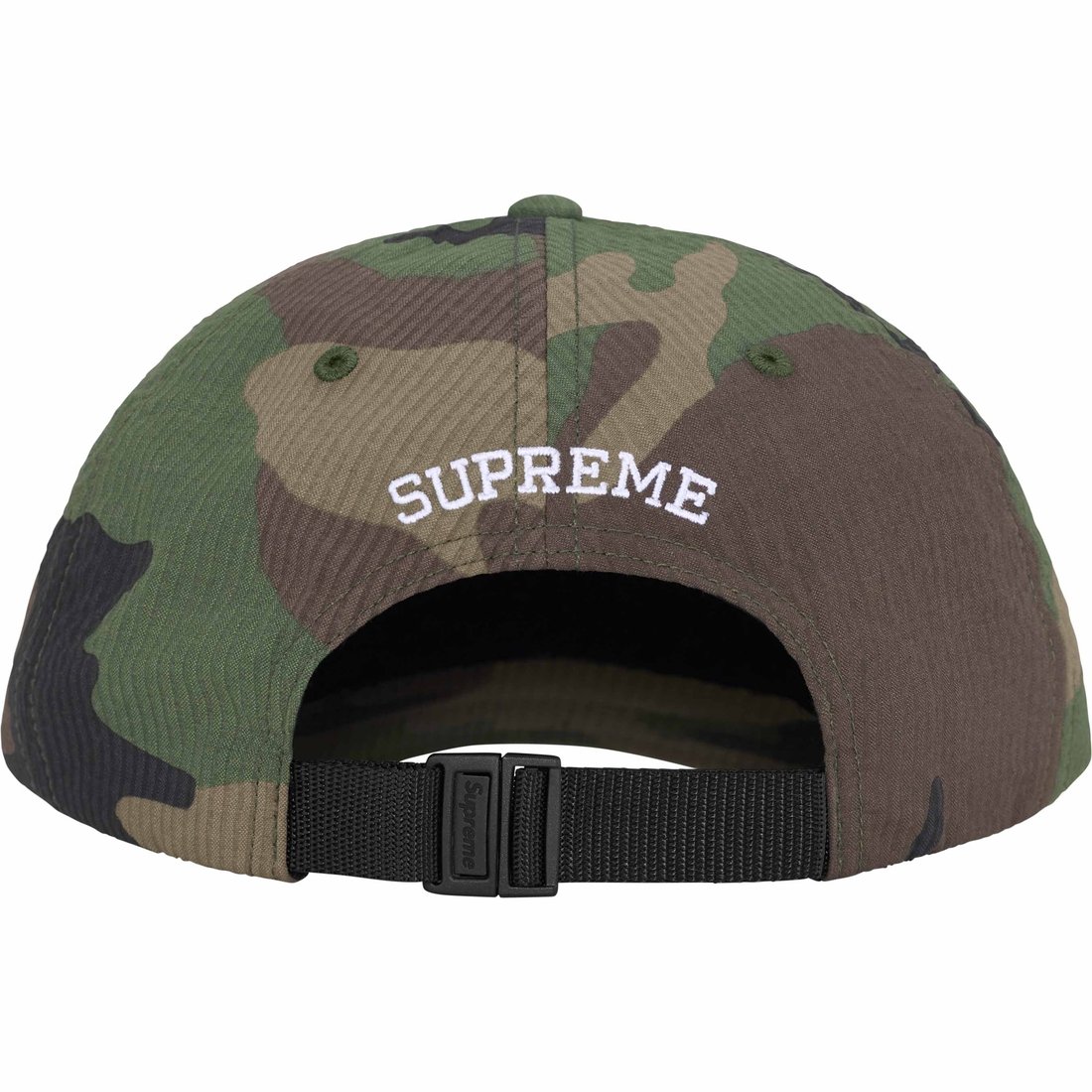 Details on Seersucker S Logo 6-Panel Woodland Camo from spring summer
                                                    2024 (Price is $54)