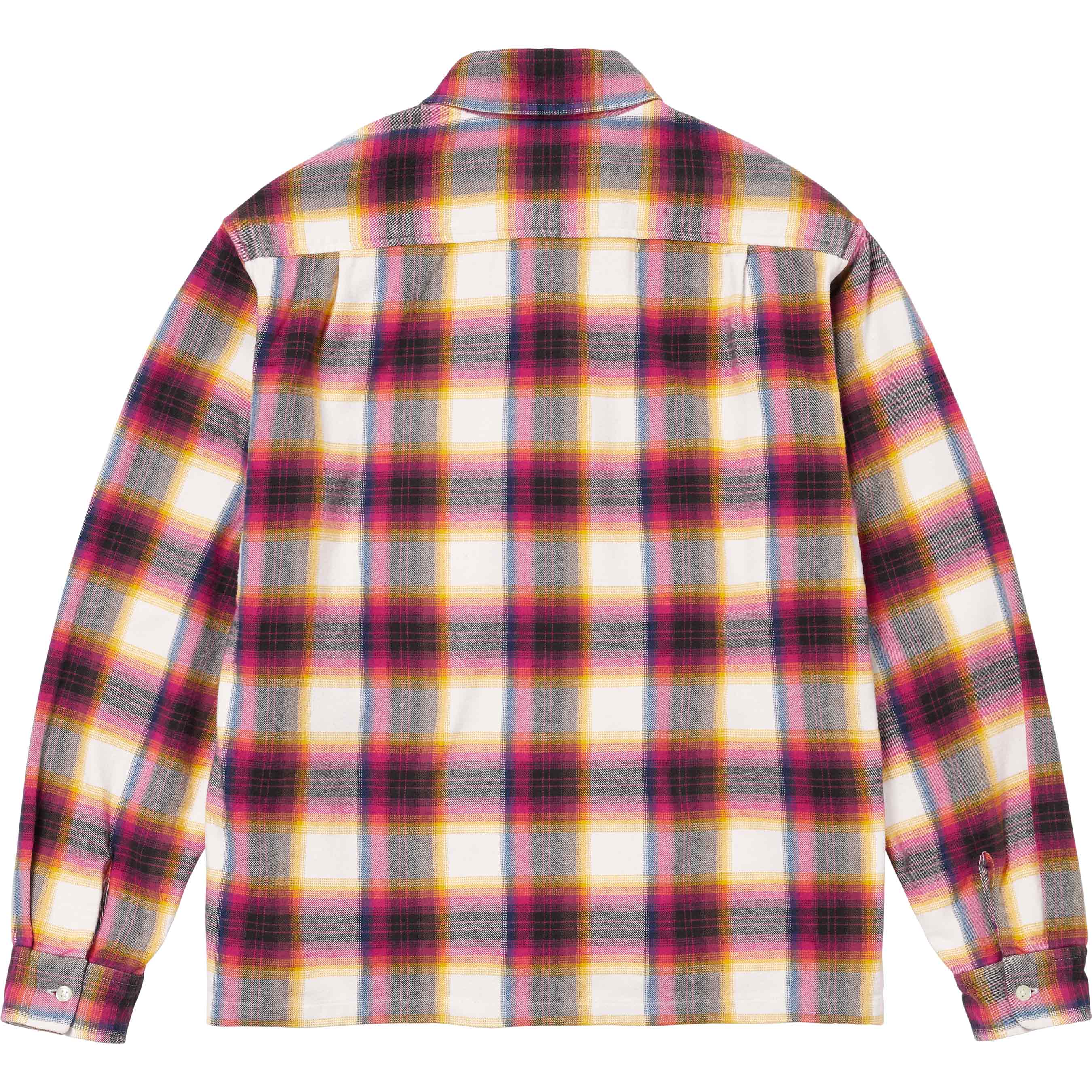 Shadow Plaid Flannel Zip Up Shirt - spring summer 2024 - Supreme