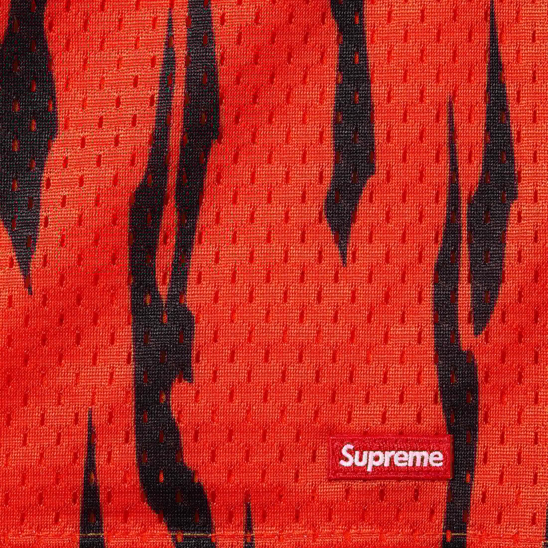 Supreme Small Box Baggy Mesh Short (SS24) - Tiger - $88