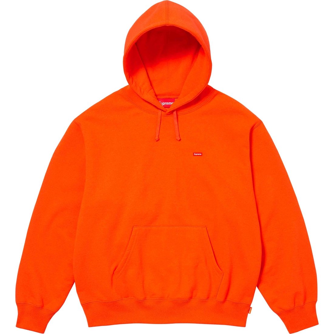 Details on Small Box Hooded Sweatshirt Bright Orange from spring summer
                                                    2024 (Price is $158)