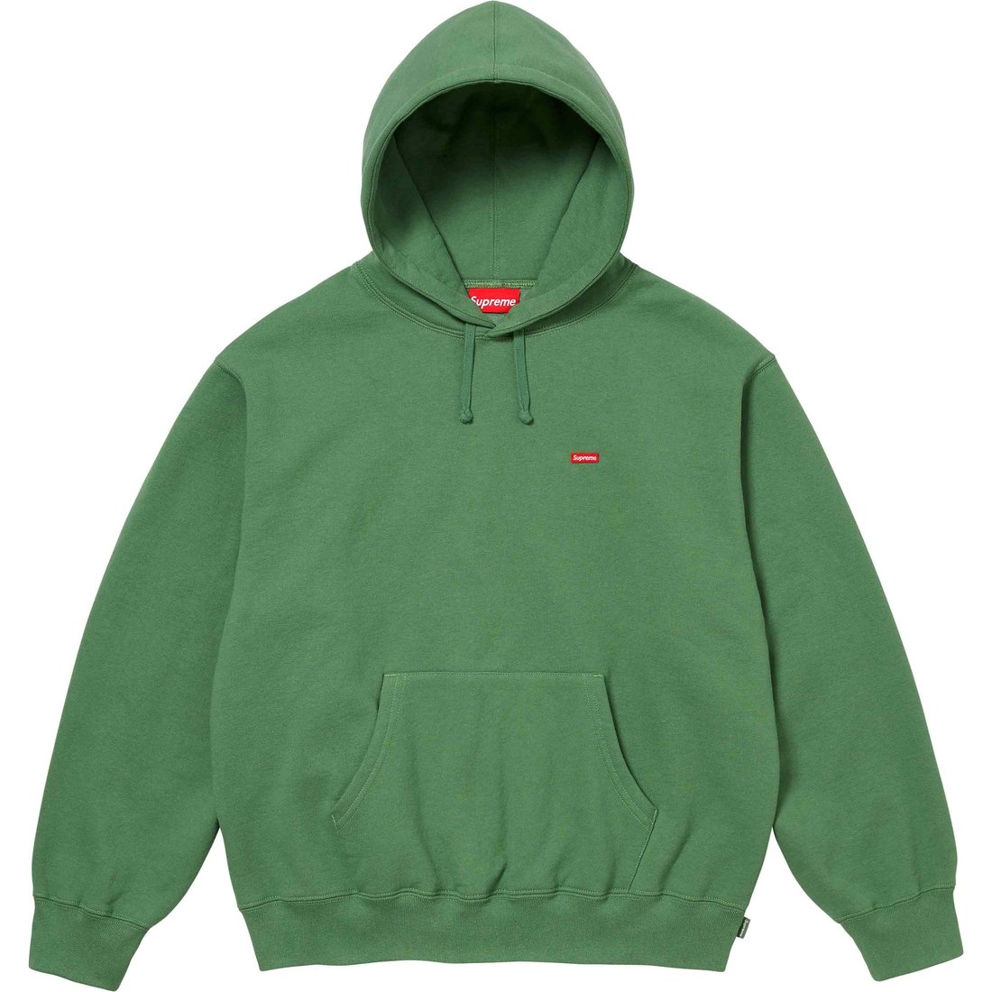 Details on Small Box Hooded Sweatshirt Dusty Green from spring summer
                                                    2024 (Price is $158)