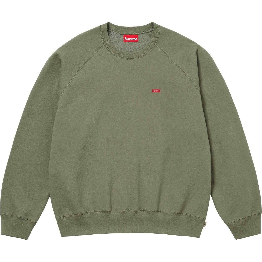 Details on Small Box Raglan Crewneck Light Olive from spring summer
                                                    2024 (Price is $138)
