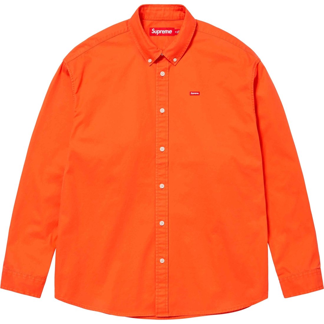 Details on Small Box Shirt Bright Orange from spring summer
                                                    2024 (Price is $128)