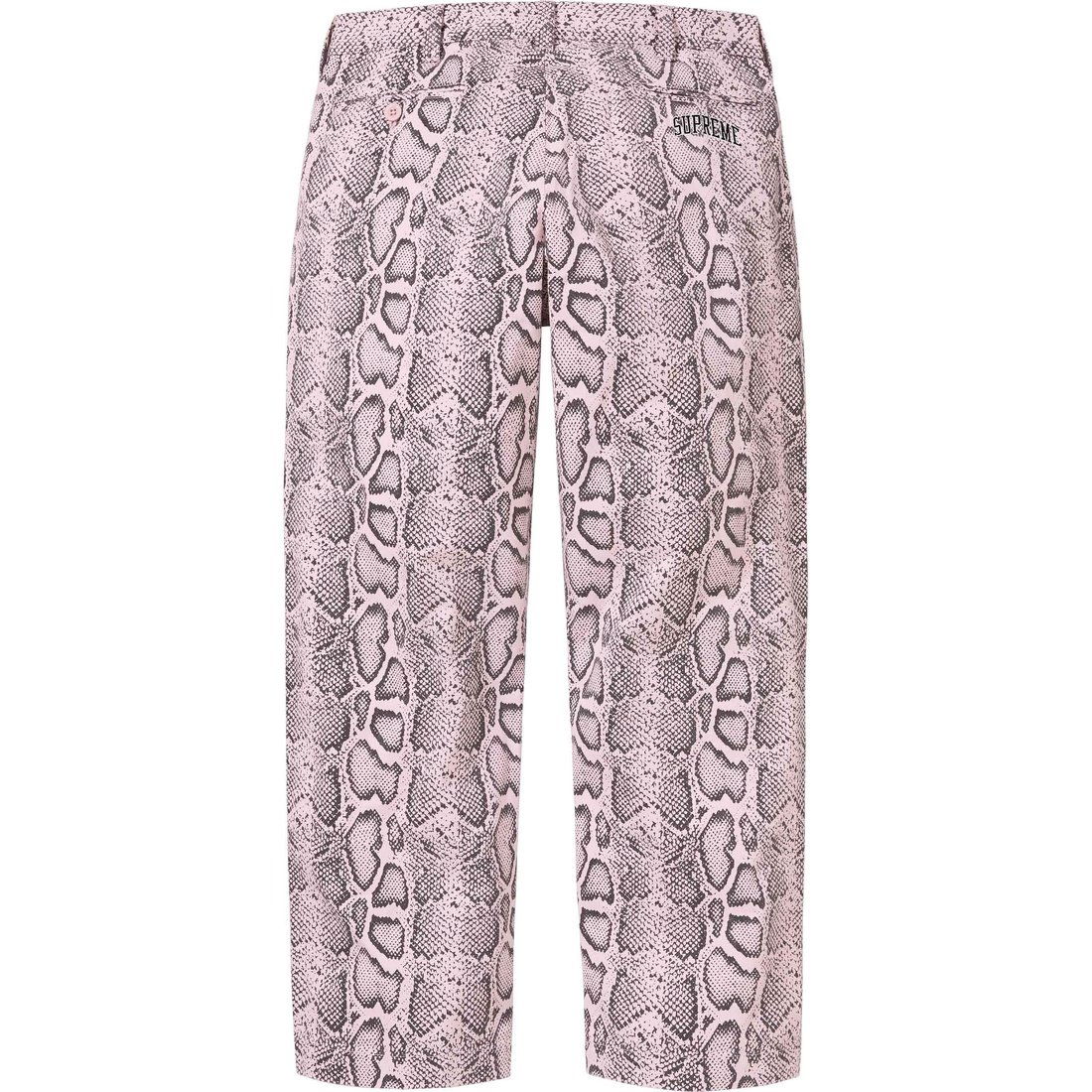 Details on Snake Print Chino Pant Pale Pink from spring summer
                                                    2024 (Price is $148)