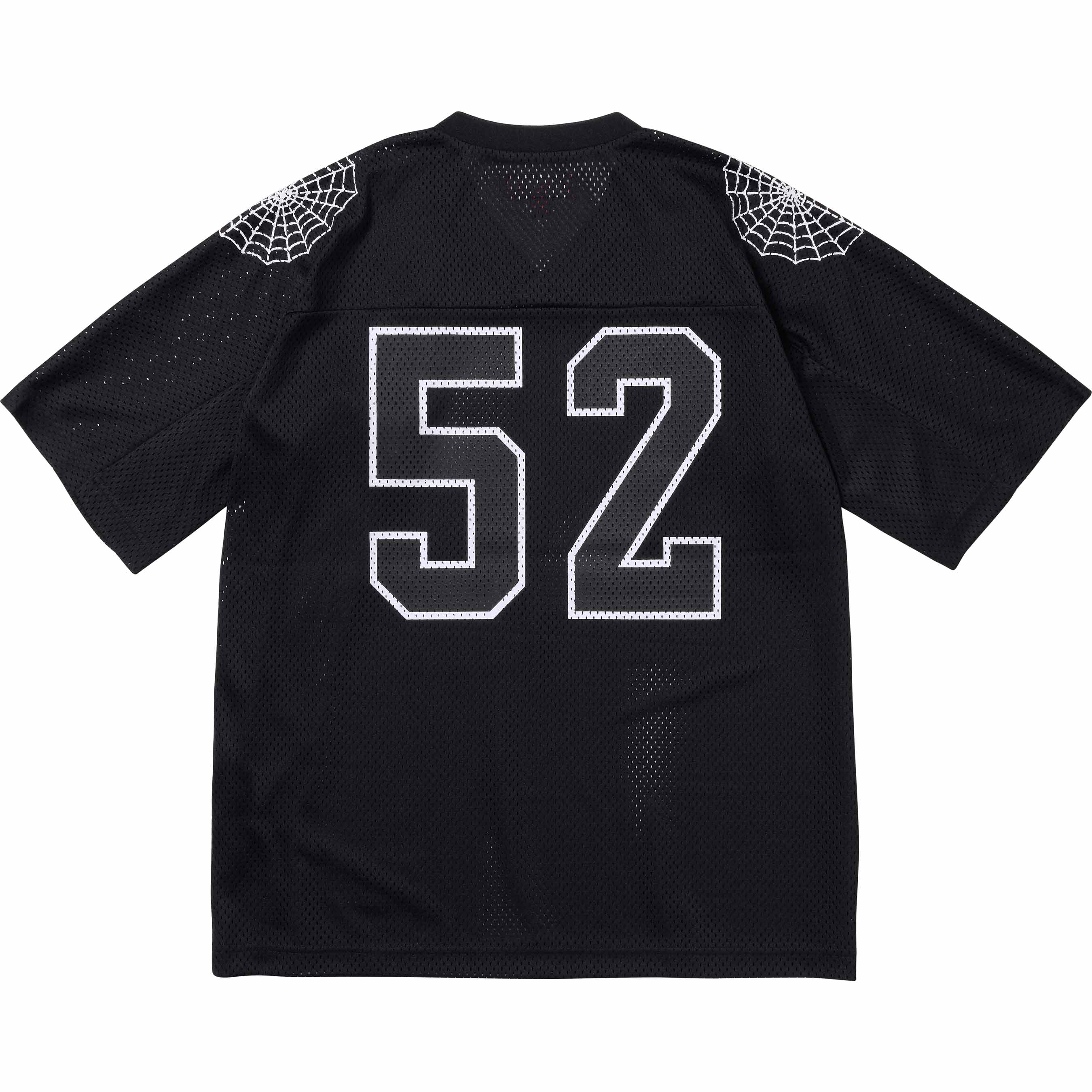 選ぶなら Preview Supreme Spiderweb Football Jersey Black メンズ