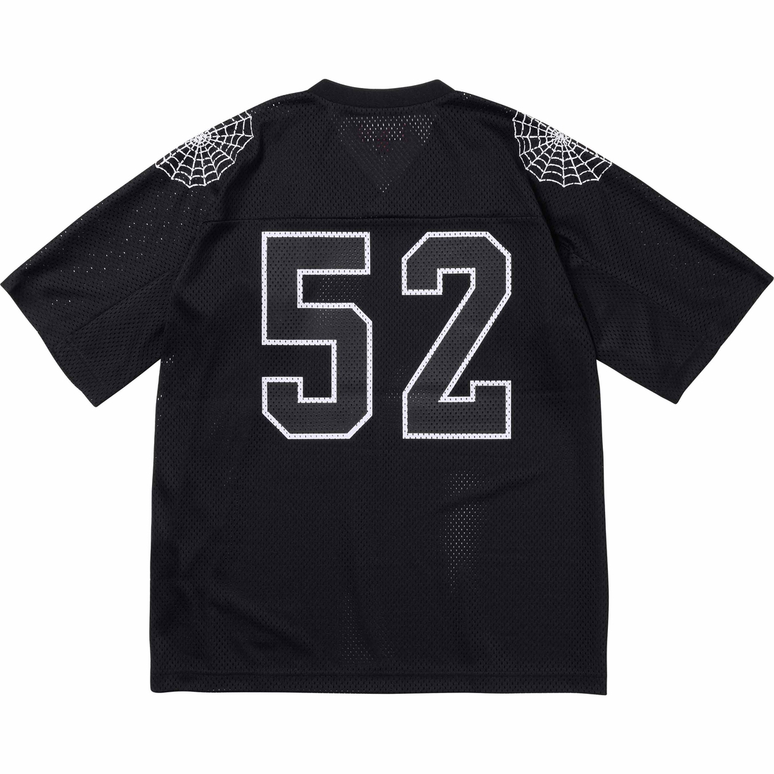 Details on Spiderweb Football Jersey Black from spring summer
                                                    2024 (Price is $110)