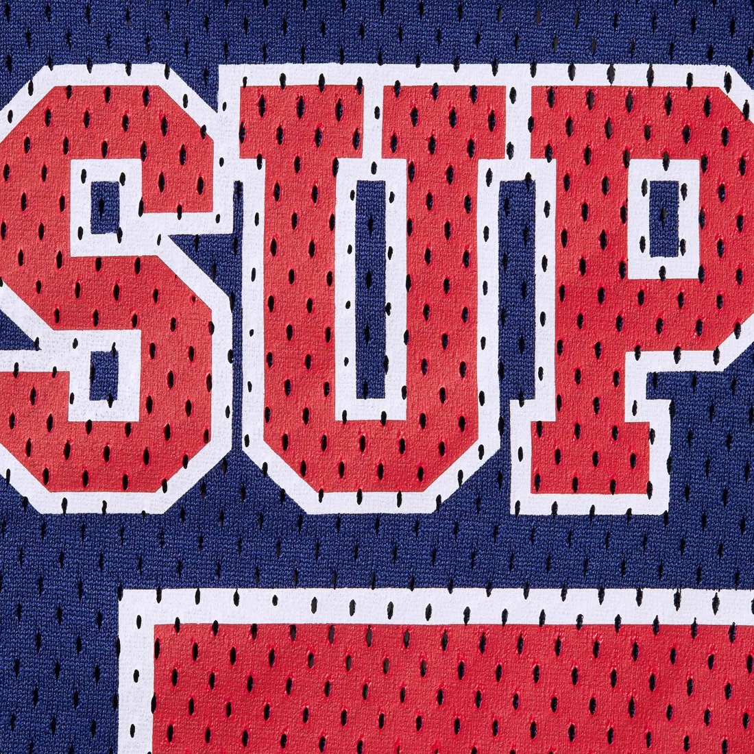 Supreme Spiderweb Football Jersey (SS24) - Navy - $110