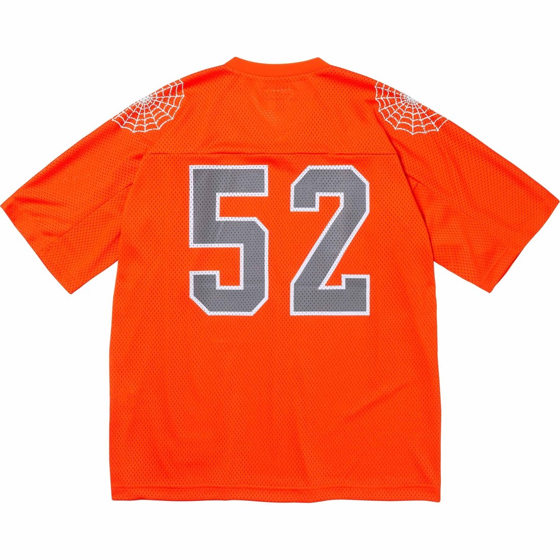 Details on Spiderweb Football Jersey Orange from spring summer
                                                    2024 (Price is $110)