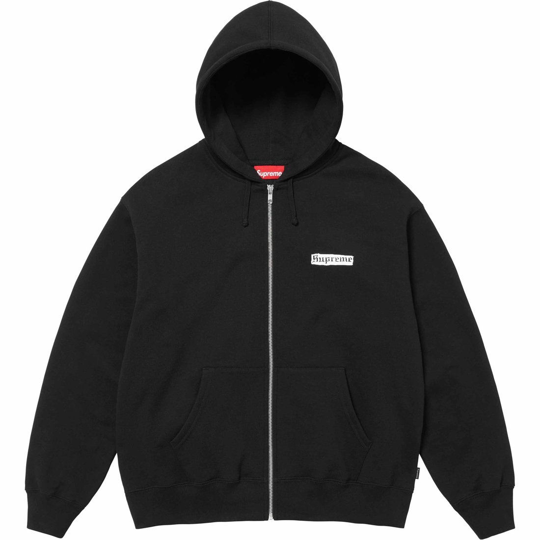 Details on Spread Zip Up Hooded Sweatshirt Black from spring summer
                                                    2024 (Price is $178)
