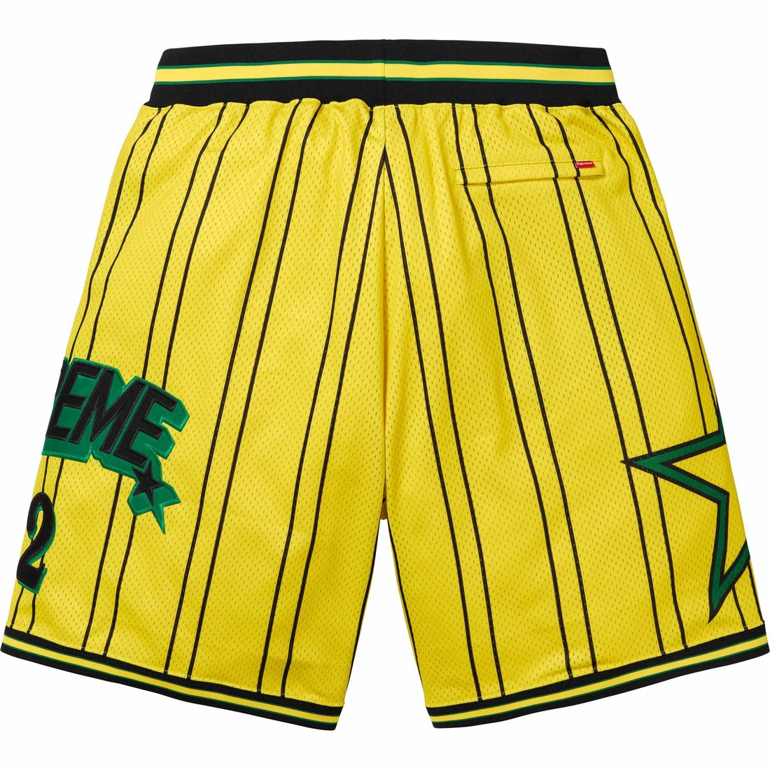 Supreme Star Basketball Short (SS24) - Yellow - $118