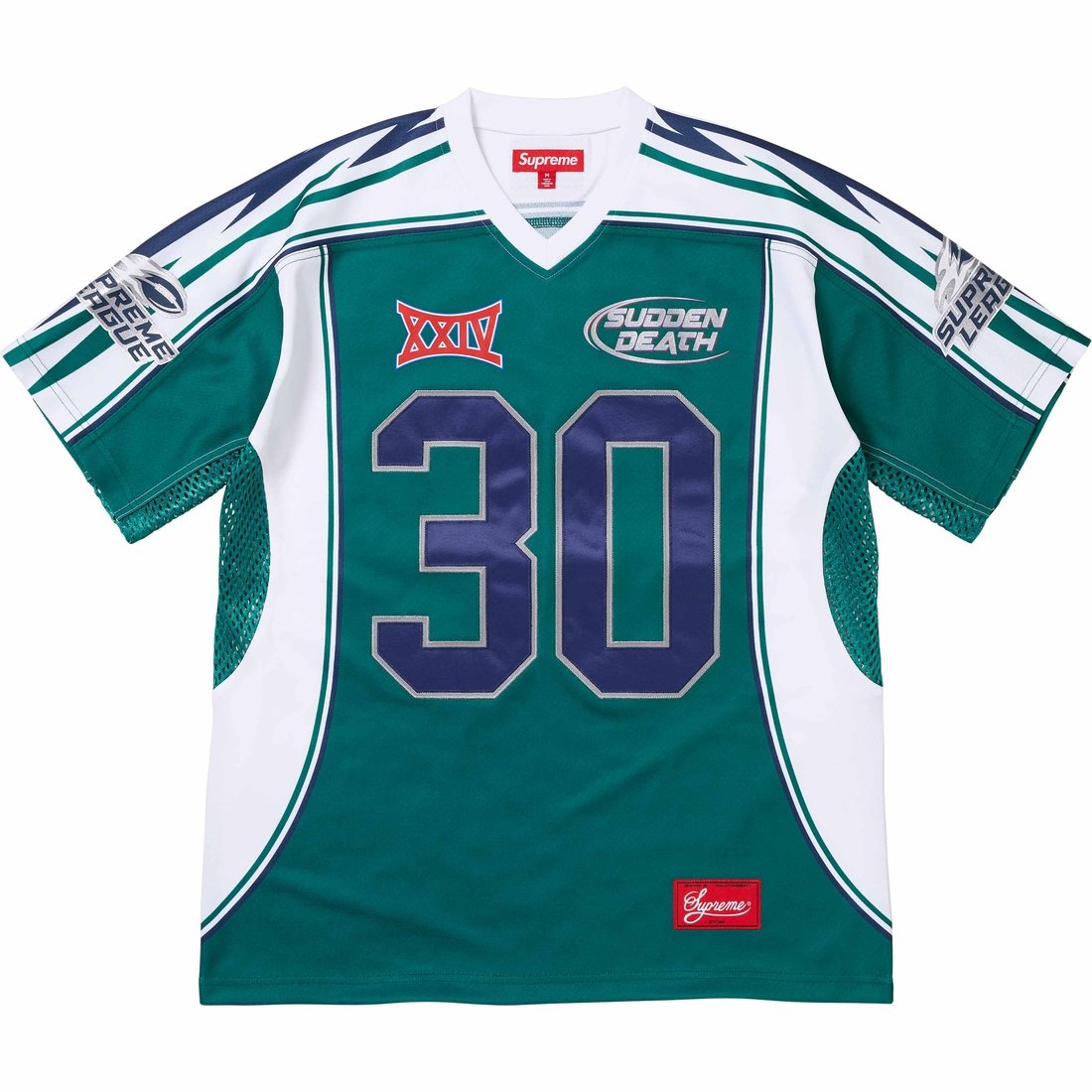 Details on Sudden Death Football Jersey Teal from spring summer
                                                    2024 (Price is $148)