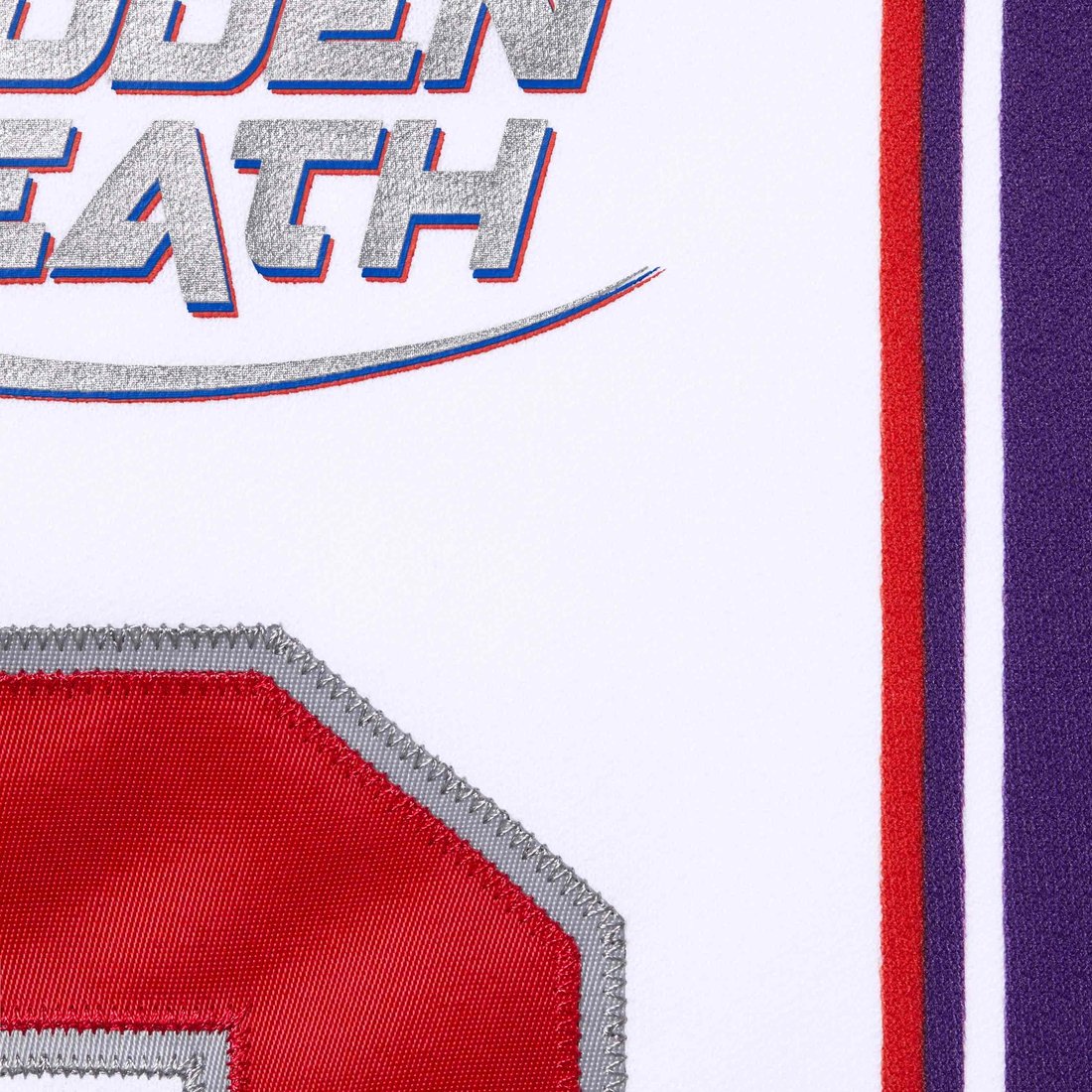 Details on Sudden Death Football Jersey White from spring summer
                                                    2024 (Price is $148)