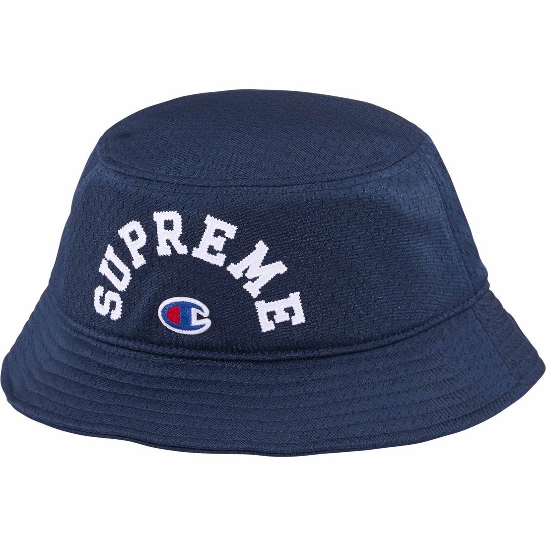 Details on Supreme Champion Mesh Crusher Navy from spring summer
                                                    2024 (Price is $48)