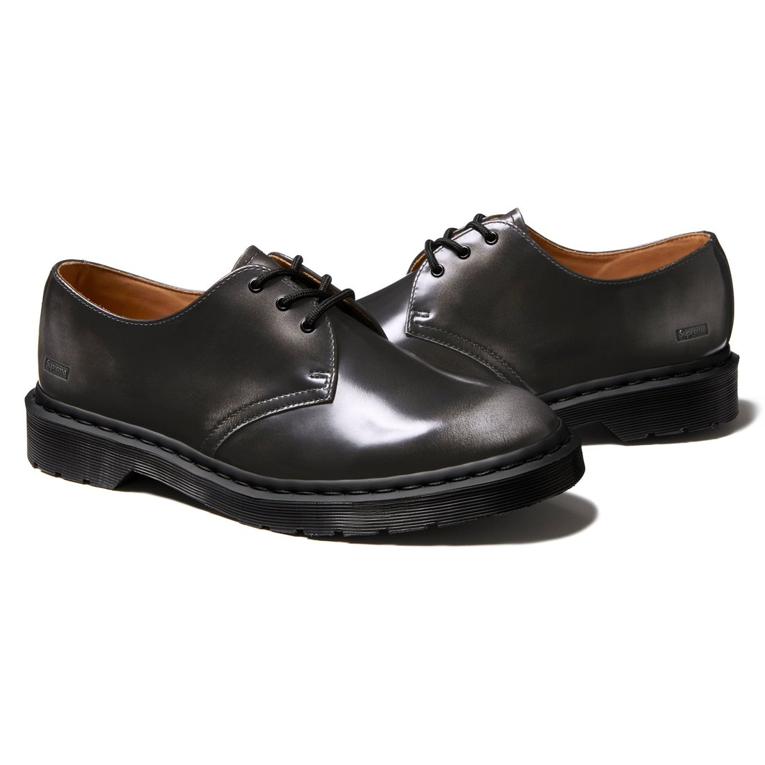 Details on Supreme Dr. Martens 1461 3-Eye Shoe Black from spring summer
                                                    2024 (Price is $188)