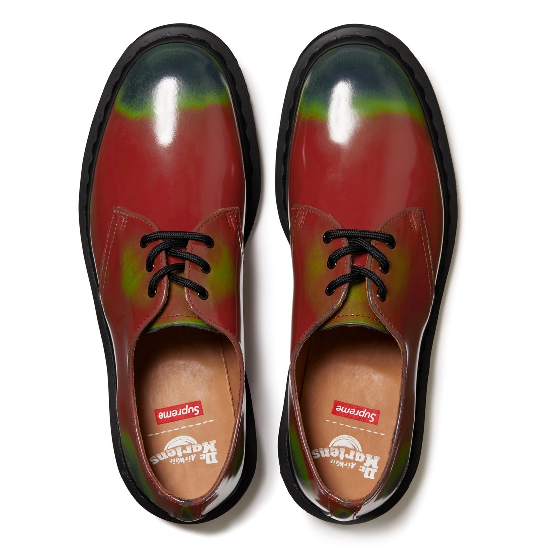 Details on Supreme Dr. Martens 1461 3-Eye Shoe Multicolor from spring summer
                                                    2024 (Price is $188)