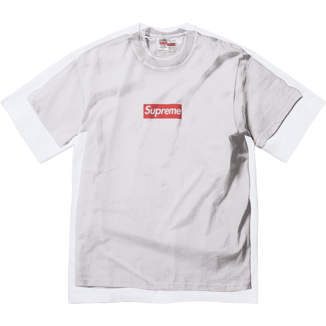 Details on Supreme MM6 Maison Margiela Box Logo Tee White from spring summer
                                                    2024 (Price is $88)