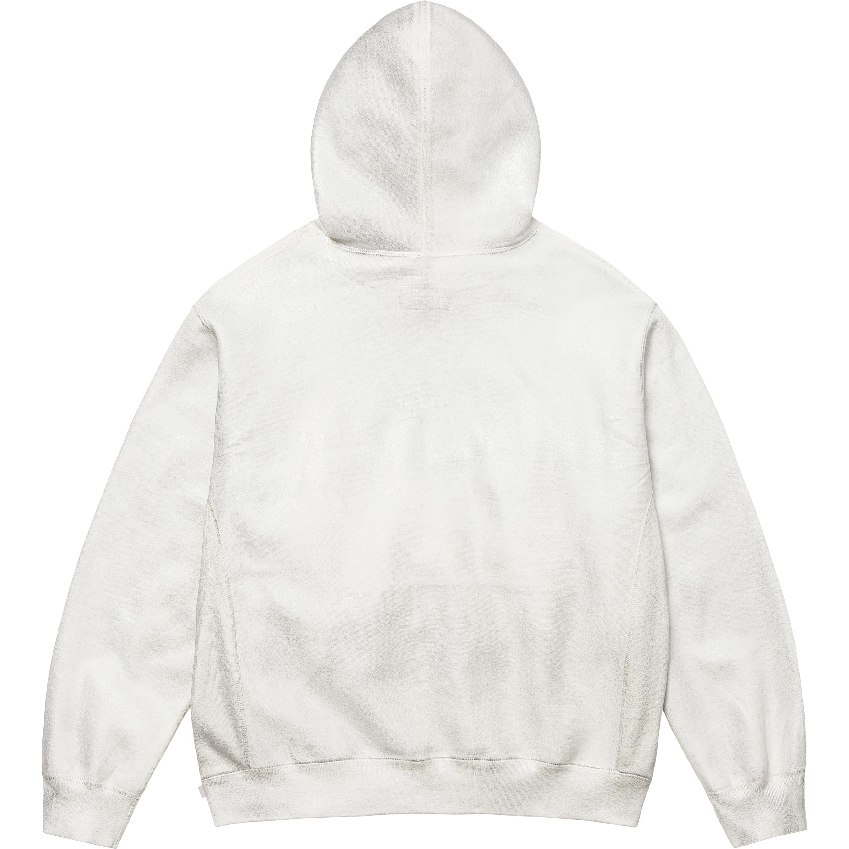 MM6 Maison Margiela Foil Box Logo Hooded Sweatshirt - spring 