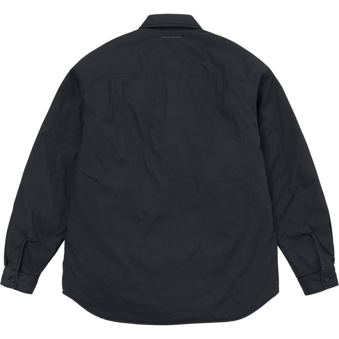 Details on Supreme MM6 Maison Margiela Padded Shirt Black from spring summer
                                                    2024 (Price is $168)