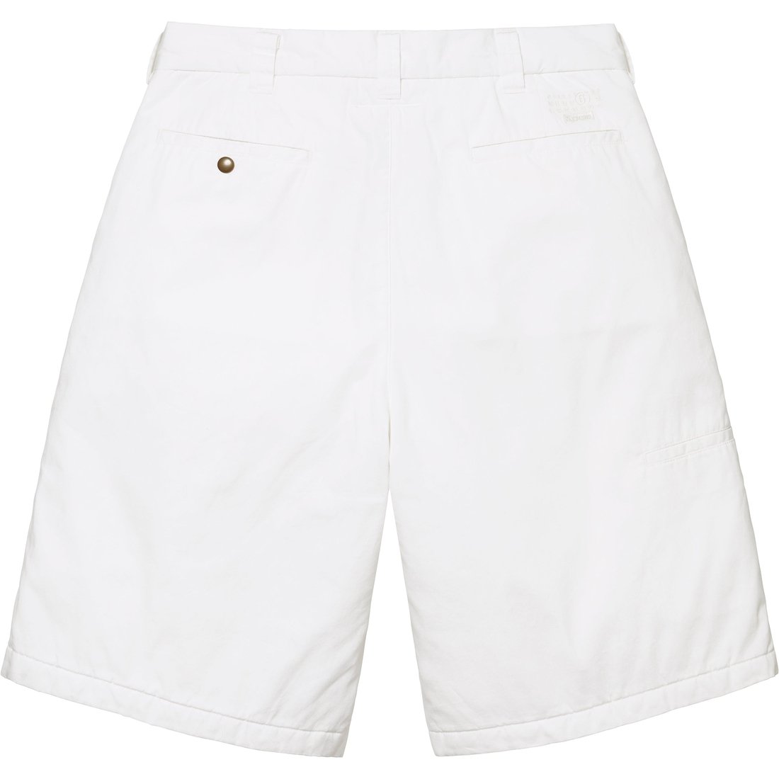 Details on Supreme MM6 Maison Margiela Padded Short White from spring summer
                                                    2024 (Price is $148)