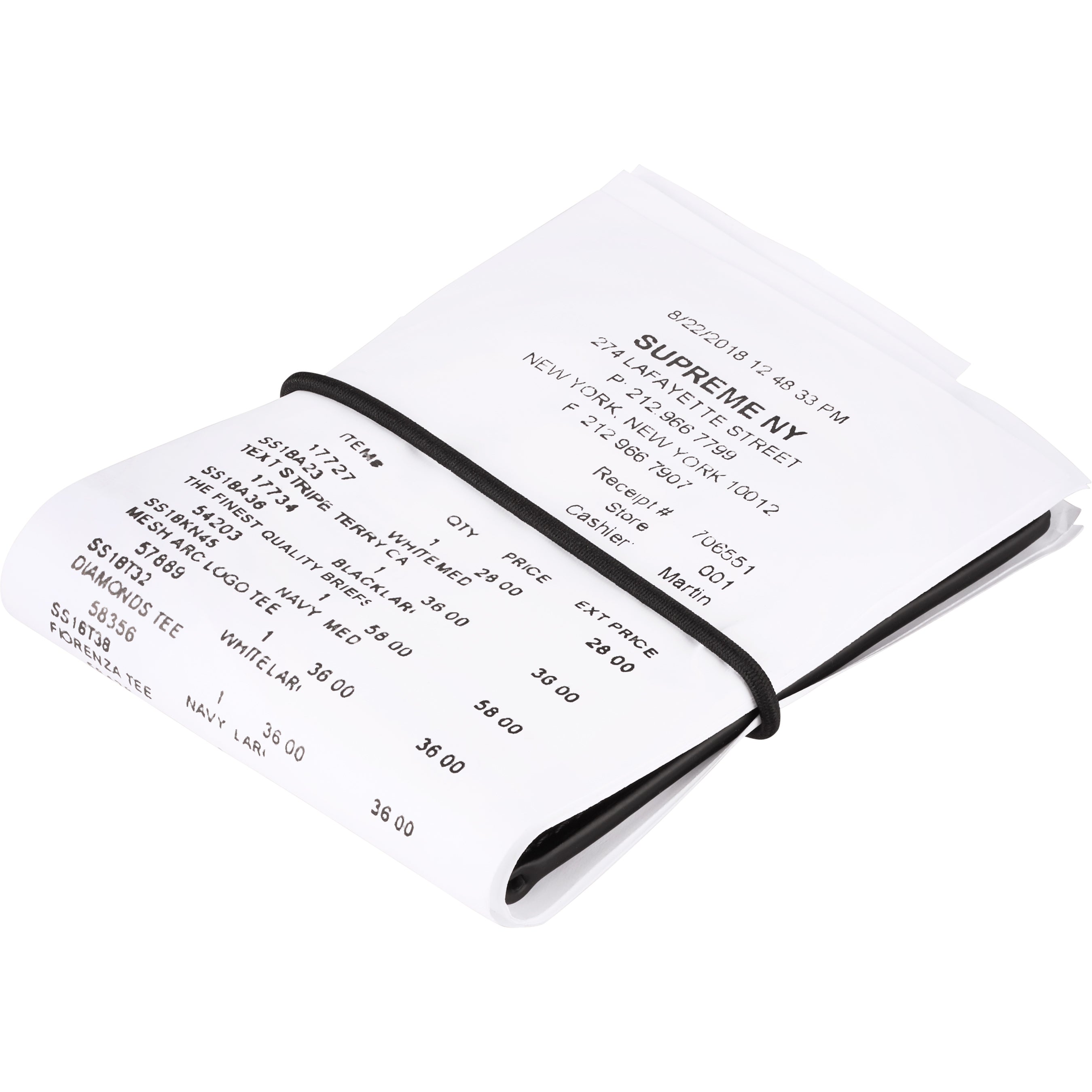 MM6 Maison Margiela Receipt Wallet - spring summer 2024 - Supreme