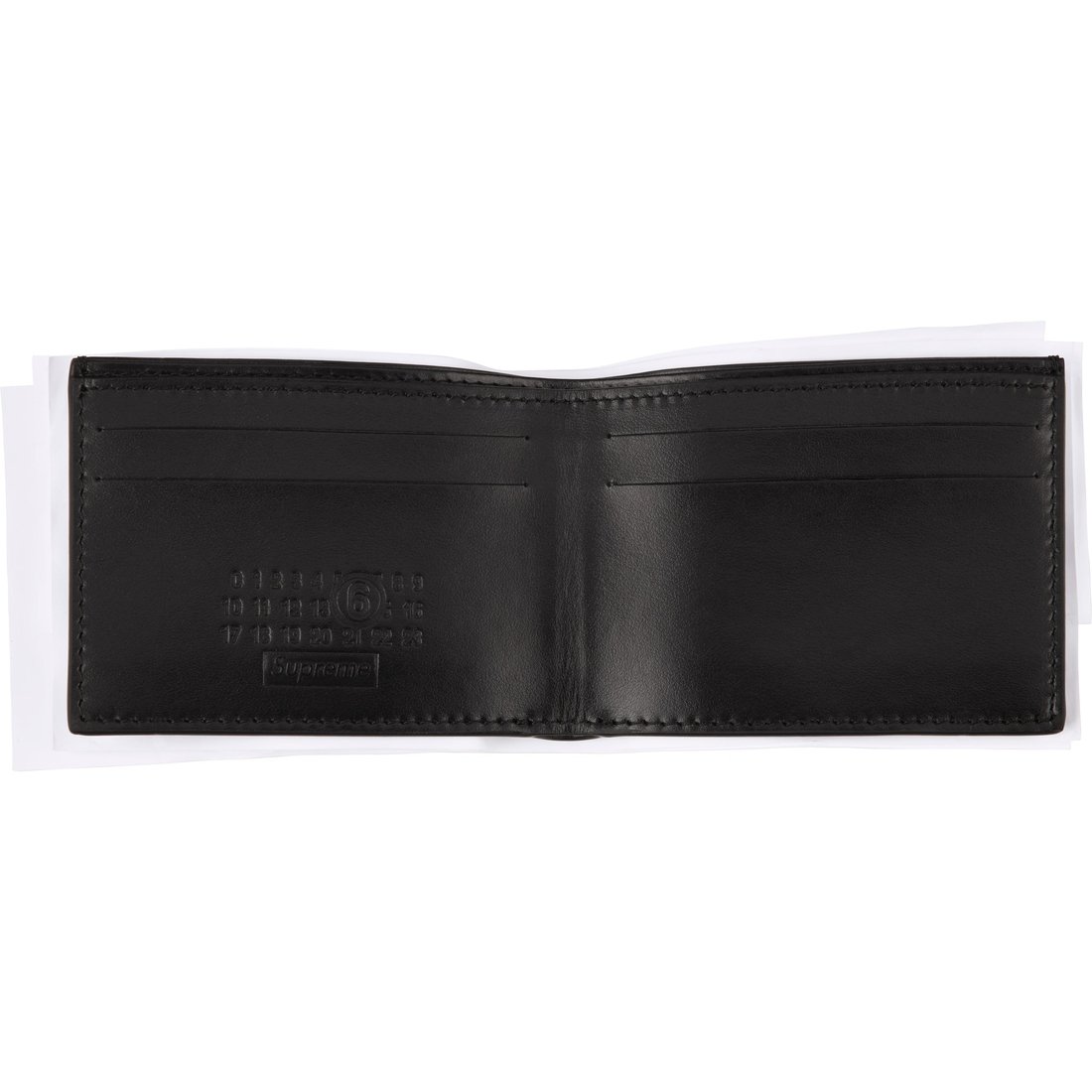 Details on Supreme MM6 Maison Margiela Receipt Wallet White from spring summer
                                                    2024 (Price is $228)