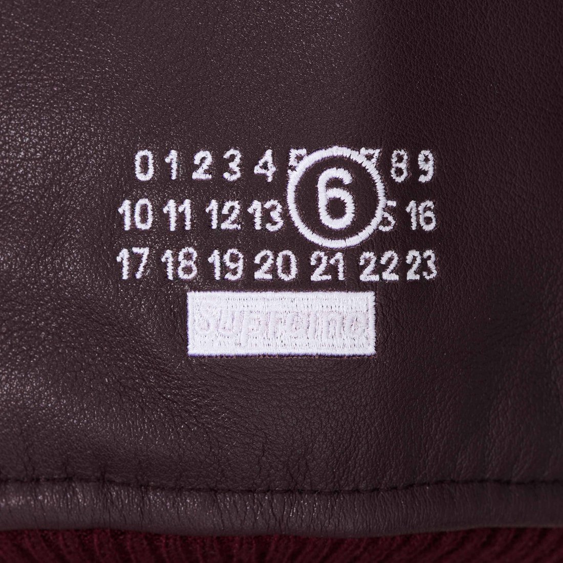 Details on Supreme MM6 Maison Margiela Split Varsity Jacket Multicolor from spring summer
                                                    2024 (Price is $698)