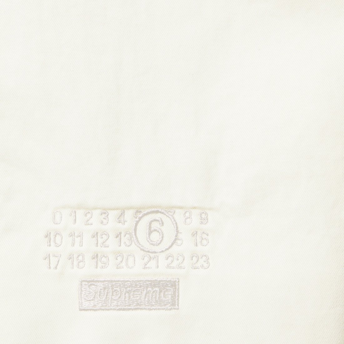 Supreme Supreme MM6 Maison Margiela Washed Cotton Suit (SS24) - Cream - $898