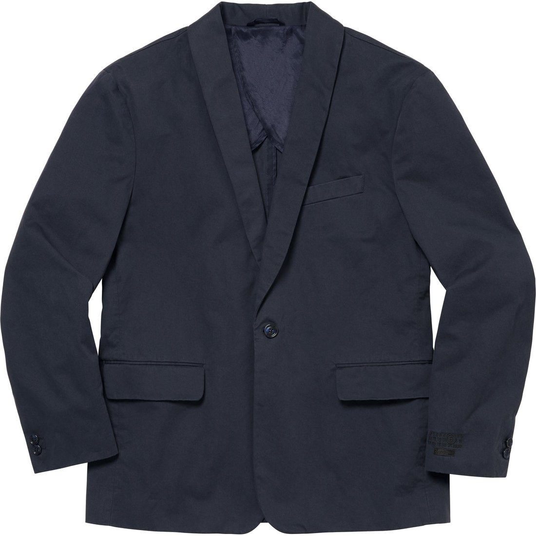 Details on Supreme MM6 Maison Margiela Washed Cotton Suit Navy from spring summer
                                                    2024 (Price is $898)