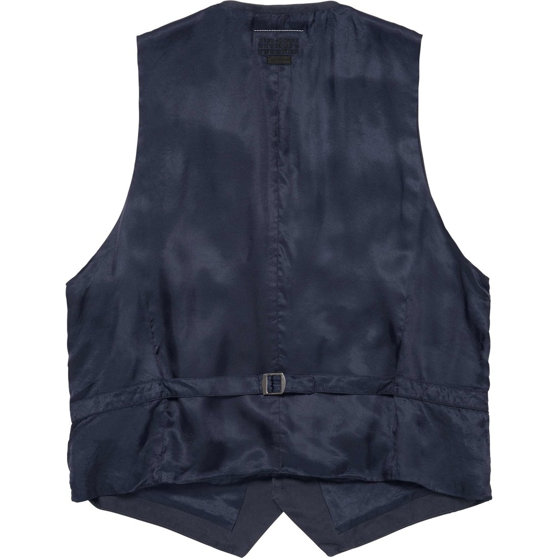 Details on Supreme MM6 Maison Margiela Washed Cotton Suit Vest Navy from spring summer
                                                    2024 (Price is $268)