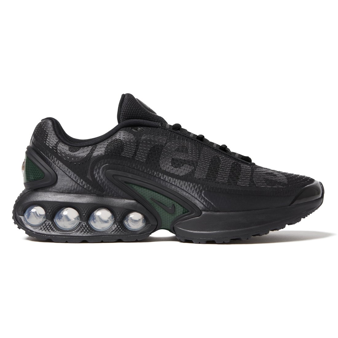 Details on Supreme Nike Air Max Dn Black from spring summer
                                                    2024 (Price is $170)