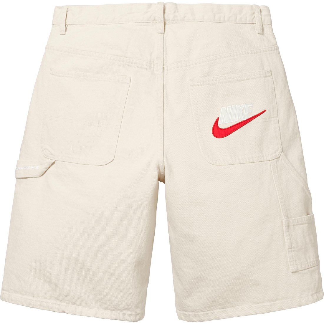 Details on Supreme Nike Denim Short Natural from spring summer
                                                    2024 (Price is $128)